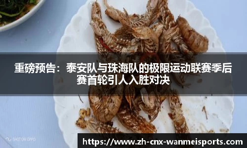 重磅预告:泰安队与珠海队的极限运动联赛季后赛首轮引人入胜对决